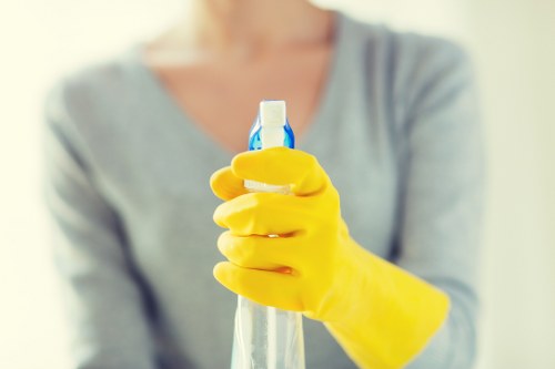 Load-based carpet cleaning estimate for a busy property